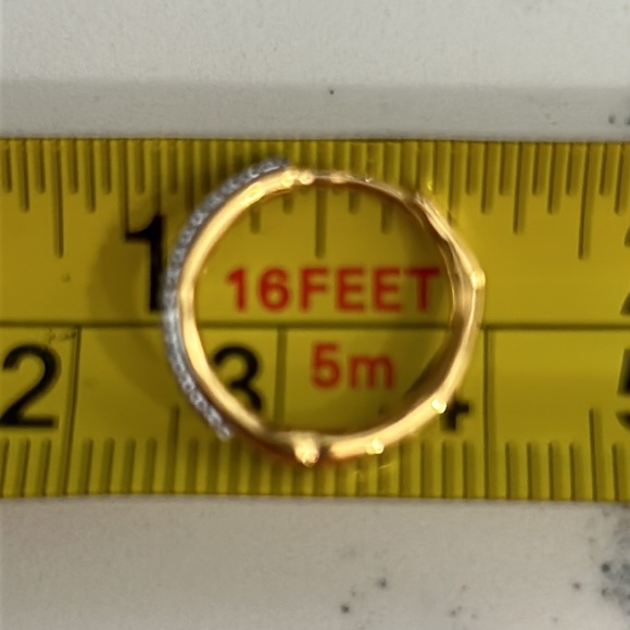 Monica Vinader NWOT Riva Mini Diamond Huggie Hoop Earrings - Picture 4 of 5